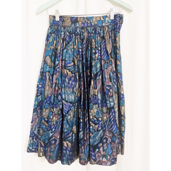 Vintage Cimone multicolour metallic skirt - Picture 2 of 5